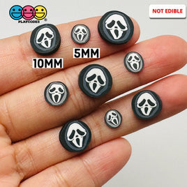 Ghost Mask Spooky Fimo Slices Fake Sprinkles Halloween Decoden Funfetti 10 Mm Sprinkle