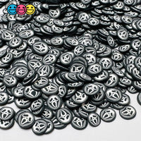 Ghost Mask Spooky Fimo Slices Fake Sprinkles Halloween Decoden Funfetti 10 Mm Sprinkle