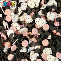 Ghost Pink Black Bat Halloween Mix Fimo Fake Polymer Clay Sprinkles Jimmies Funfetti Playcode3 Llc