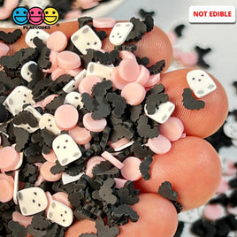 Ghost Pink Black Bat Halloween Mix Fimo Fake Polymer Clay Sprinkles Jimmies Funfetti Playcode3 Llc