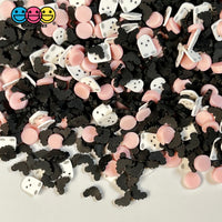 Ghost Pink Black Bat Halloween Mix Fimo Fake Polymer Clay Sprinkles Jimmies Funfetti Playcode3 Llc