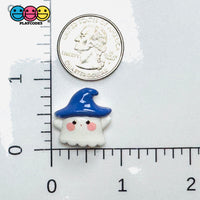 Ghost Purple Hat Halloween Cute Kawaii Flatback Cabochons Decoden Charm 10 pcs Charm