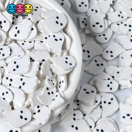 Ghost White Sheet Spooky 10Mm Fimo Slices Fake Sprinkles Halloween Decoden Funfetti Sprinkle