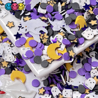 Ghosts Night Out Fimo Mix Fake Clay Sprinkles Halloween Stars Moon Funfetti Sprinkle