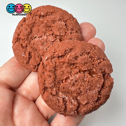 Ginger Molasses Cookies Fake Flatback Cookie Not A Toy Realistic Imitation Life Like Bendable Pvc