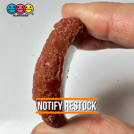 Ginger Molasses Cookies Fake Flatback Cookie Not A Toy Realistic Imitation Life Like Bendable Pvc