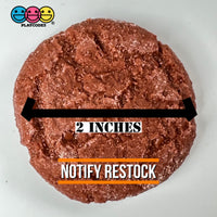Ginger Molasses Cookies Fake Flatback Cookie Not A Toy Realistic Imitation Life Like Bendable Pvc