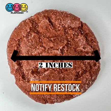Ginger Molasses Cookies Fake Flatback Cookie Not A Toy Realistic Imitation Life Like Bendable Pvc