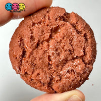 Ginger Molasses Cookies Fake Flatback Cookie Not A Toy Realistic Imitation Life Like Bendable Pvc
