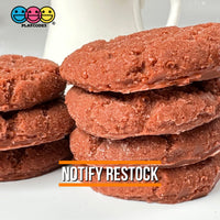 Ginger Molasses Cookies Fake Flatback Cookie Not A Toy Realistic Imitation Life Like Bendable Pvc