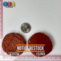 Ginger Molasses Cookies Fake Flatback Cookie Not A Toy Realistic Imitation Life Like Bendable Pvc
