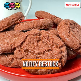 Ginger Molasses Cookies Fake Flatback Cookie Not A Toy Realistic Imitation Life Like Bendable Pvc