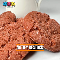 Ginger Molasses Cookies Fake Flatback Cookie Not A Toy Realistic Imitation Life Like Bendable Pvc