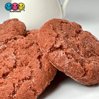 Ginger Molasses Cookies Fake Flatback Cookie Not A Toy Realistic Imitation Life Like Bendable Pvc