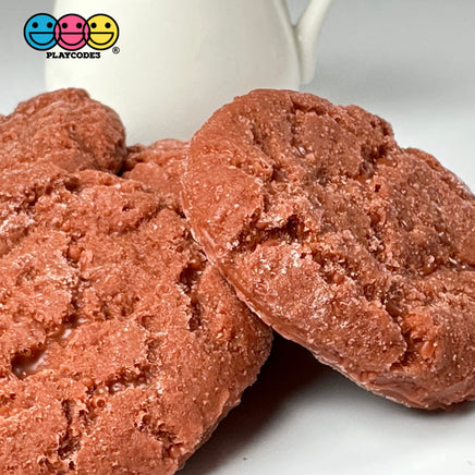 Ginger Molasses Cookies Fake Flatback Cookie Not A Toy Realistic Imitation Life Like Bendable Pvc