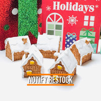 3D Gingerbread House Christmas Holiday Graham Crackers Cabochons Decoden Charm 5pcs PLAYCODE3 LLC Charm