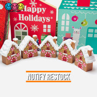 Gingerbread House Peppermint Holiday Cabochon Flatback Charm Decoden Charm