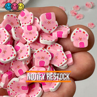 Gingerbread House Pink Fimo Slices Polymer Clay Fake Sprinkles Christmas Funfetti 10/5 Mm Playcode3