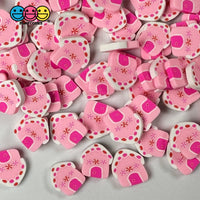 Gingerbread House Pink Fimo Slices Polymer Clay Fake Sprinkles Christmas Funfetti 10/5 Mm Playcode3