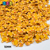 Gingerbread Man Fimo Slices Fake Sprinkles Christmas Decoden 5Mm/10Mm 10Mm / 10 Grams Sprinkle