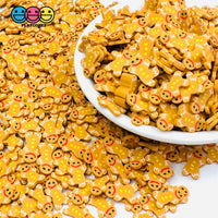 Gingerbread Man Fimo Slices Fake Sprinkles Christmas Decoden 5Mm/10Mm Sprinkle