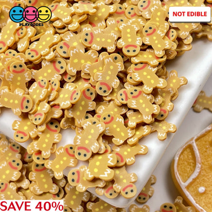 Gingerbread Man Fimo Slices Fake Sprinkles Christmas Decoden 5Mm Sprinkle