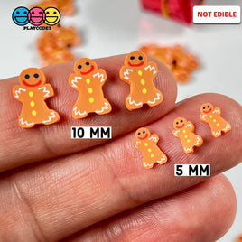 Gingerbread Man Fimo Slices Polymer Clay Fake Sprinkles Christmas Funfetti 10/5 Mm Sprinkle