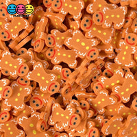 Gingerbread Man Fimo Slices Polymer Clay Fake Sprinkles Christmas Funfetti 10/5 Mm Sprinkle