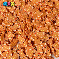 Gingerbread Man Fimo Slices Polymer Clay Fake Sprinkles Christmas Funfetti 10/5 Mm Sprinkle