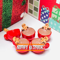 3D Gingerbread Man In Hot Chocolate Mug Christmas Holiday Cabochons Decoden Charm 5pcs PLAYCODE3 LLC Charm