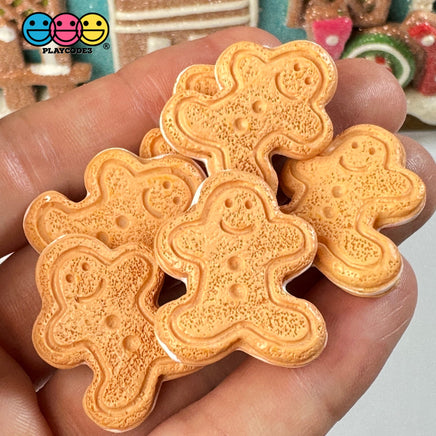 Gingerbread Man With Cream Filling Cookie Charm Christmas Cookies Cabochons 10 Pcs Playcode3 Llc