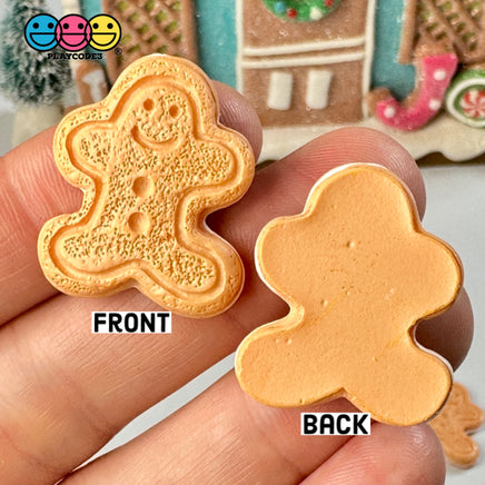 Gingerbread Man With Cream Filling Cookie Charm Christmas Cookies Cabochons 10 Pcs Playcode3 Llc