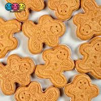 Gingerbread Man With Cream Filling Cookie Charm Christmas Cookies Cabochons 10 Pcs Playcode3 Llc