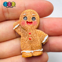 3D Gingerbread Man Women Christmas Holiday Figure Cabochons Decoden Charm 4 pcs PLAYCODE3 LLC (Copy) Charm