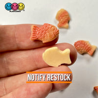 Goldfish Flatback Charms Mini Fish Cabochons Fishes Decoden 10 Pcs Charm