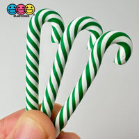 Green White Peppermint Candy Cane Christmas Holiday Cabochons Decoden Charm 10 Pcs Playcode3 Llc