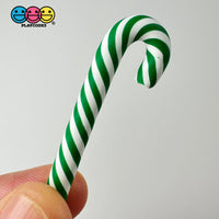 Green White Peppermint Candy Cane Christmas Holiday Cabochons Decoden Charm 10 Pcs Playcode3 Llc