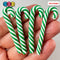 Green White Peppermint Candy Cane Christmas Holiday Cabochons Decoden Charm 10 Pcs Playcode3 Llc