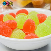 Gumdrops Sugar Coated Gummy Faux Candy Gum Drops Red Green Christmas Realistic Candies 28 Pcs Fake