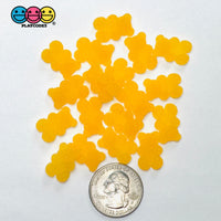 Gummy Bear Fake Candy Sugar Coated Realistic Flat back Gum Drops Bears Charms Decoden 18 pcs Fake Food
