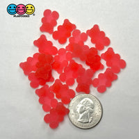 Gummy Bear Fake Candy Sugar Coated Realistic Flat back Gum Drops Bears Charms Decoden 18 pcs Fake Food