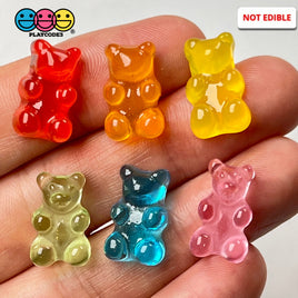Fake Gummy Bear Flatback Charms Kawaii Cabochons 18Pcs Food Playcode3 Llc Charm