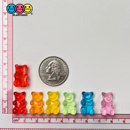 Fake Gummy Bear Flatback Charms Kawaii Cabochons 18Pcs Food Playcode3 Llc Charm