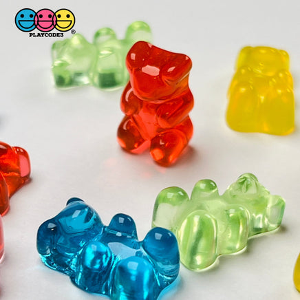 Fake Gummy Bear Flatback Charms Kawaii Cabochons 18Pcs Food Playcode3 Llc Charm