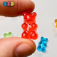 Fake Gummy Bear Flatback Charms Kawaii Cabochons 18Pcs Food Playcode3 Llc Charm