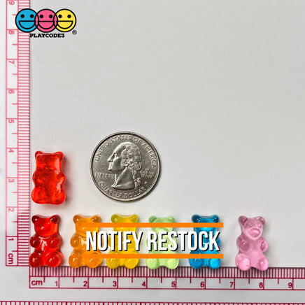 Fake Gummy Bear Flatback Charms Kawaii Cabochons 18Pcs Food Playcode3 Llc Charm