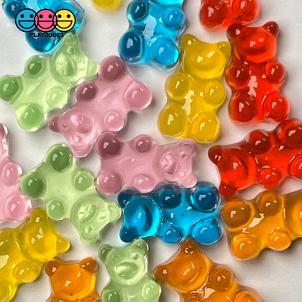 Fake Gummy Bear Flatback Charms Kawaii Cabochons 18Pcs Food Playcode3 Llc Charm