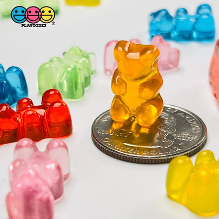 Fake Gummy Bear Flatback Charms Kawaii Cabochons 18Pcs Food Playcode3 Llc Charm