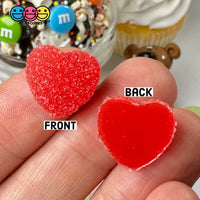 (Update In Progress) Gummy Sugar Coated Heart Shaped Fake Candy Flatback Valentine Charms 15 Pcs 5