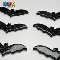 Halloween Black Glitter Bat Holiday Flatback Cabochons Decoden Charm 10 Pcs Playcode3 Llc